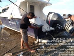 Tiga Tahun Terbengkalai, Kapal Napoleon 004 Milik Pemprov Sulbar Akan Dioperasikan Kembali DKP Sulbar.