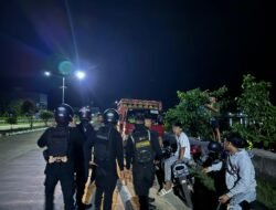 Operasi Sikat, Ditsamapta Polda Sulbar Gencarkan Patroli Jaga Ketertiban Tetap Kondusif