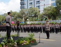 Apel Gelar Pasukan Mantap Praja 2024, Polda Sulbar Siap Wujudkan Pemilu Damai di Sulbar