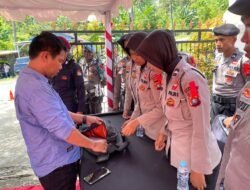 Polda Sulbar Tunjukkan Komitmennya Jaga Keamanan Pendaftaran di Kantor KPU