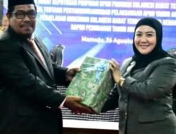 DPRD Sulawesi Barat Gelar Rapat Paripurna Penyerahan SK Pimpinan dan Pembahasan RAPBD-P 2024