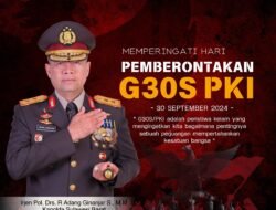 Kapolda Sulbar Peringati Pemberontakan G30S/PKI: “Peristiwa Kelam yang Mengajarkan Kita Arti Kesatuan Bangsa”