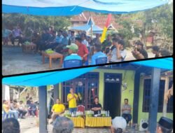 Pertemuan Keluarga di Bebanga, H. Damris di Dampingi M. Khalil Qibran Menyampaikan Visi Mamuju Baru