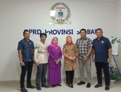 Wakil Ketua Komisi II DPRD Sulbar, Terima Kunjungan Kerja Anggota DPRD Kab. Pinrang