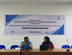 Bimtek “Garis SDK Siap”, Sekretariat DPRD Sulbar Dorong Peningkatan Kompetensi SDM Berbasis Digital