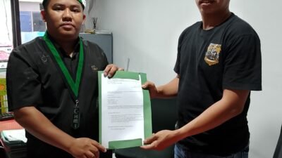 HMI Cabang Manakarra Laporkan Dugaan Korupsi Rehabilitasi Rumah Jabatan Ketua DPRD Sulbar ke Polresta Mamuju