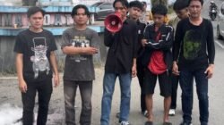 ASOSIASI MAHASISWA MANAKARRA GELAR AKSI PRAKONDISI JELANG KEDATANGAN MENKO PANGAN ZULKIFLI HASAN